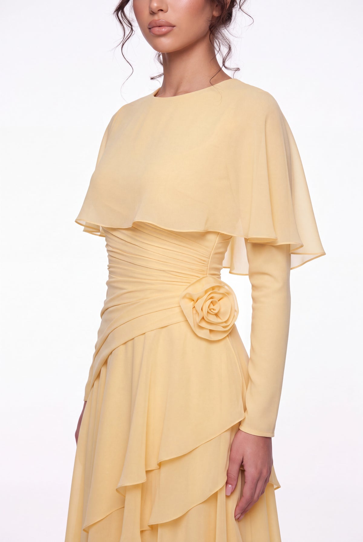 The Athera Dress Butterfly Yellow