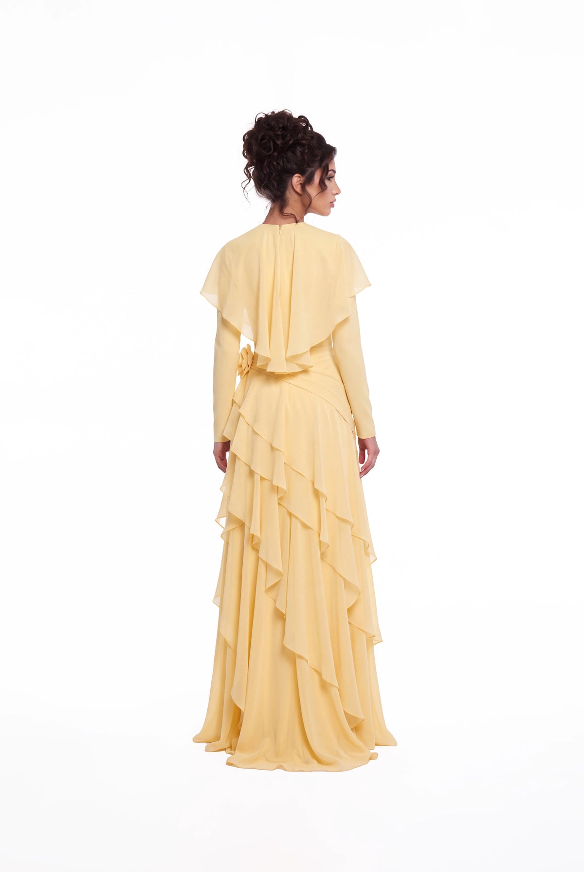 The Athera Dress Butterfly Yellow