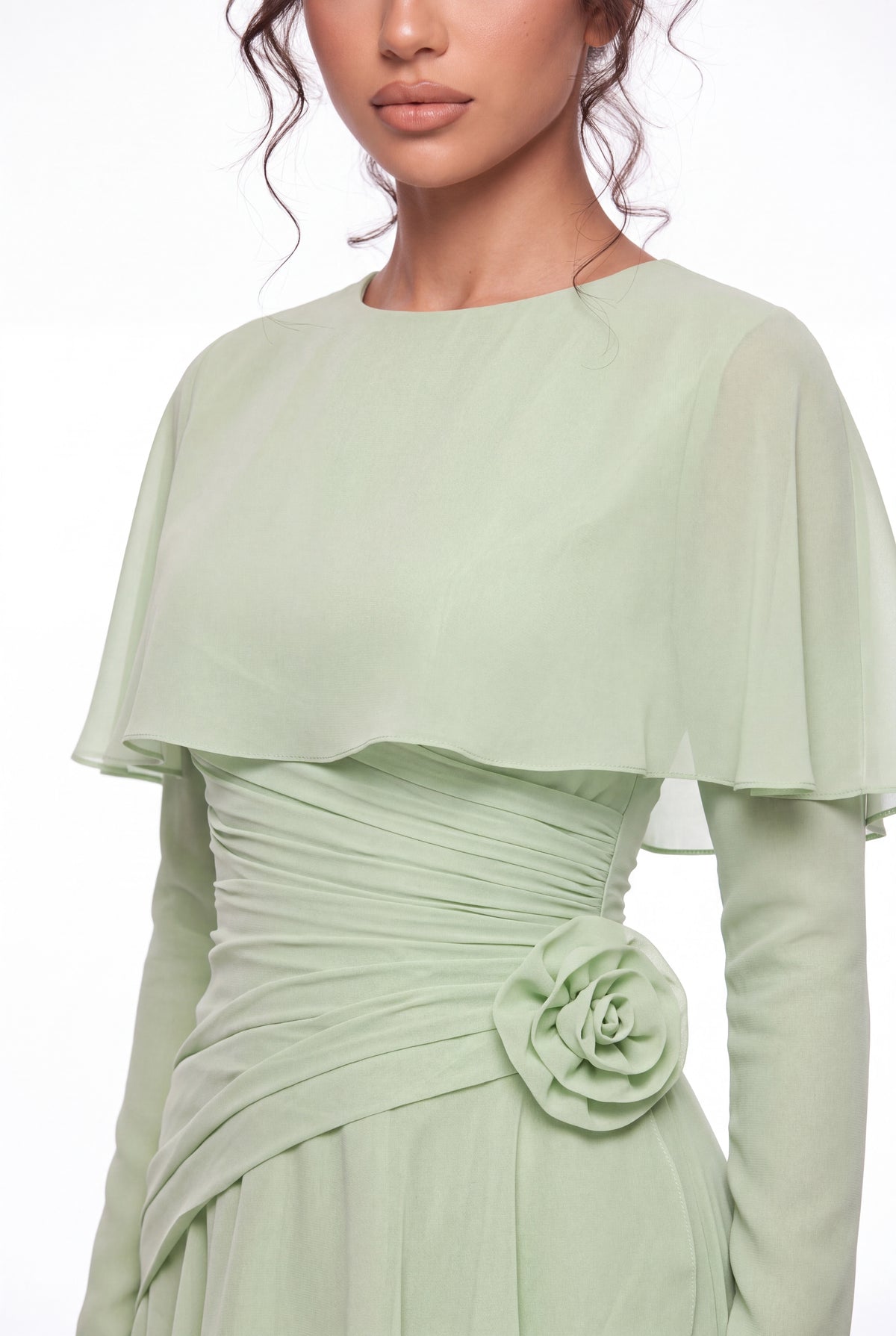 The Athera Dress Sage Green