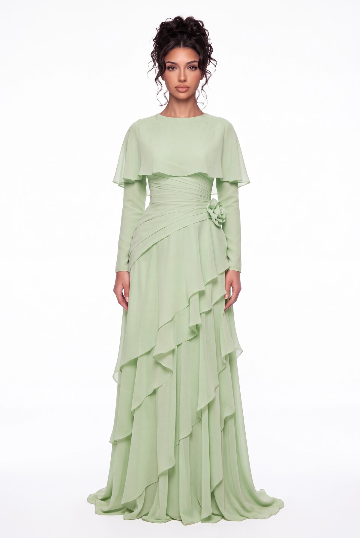 The Athera Dress Sage Green